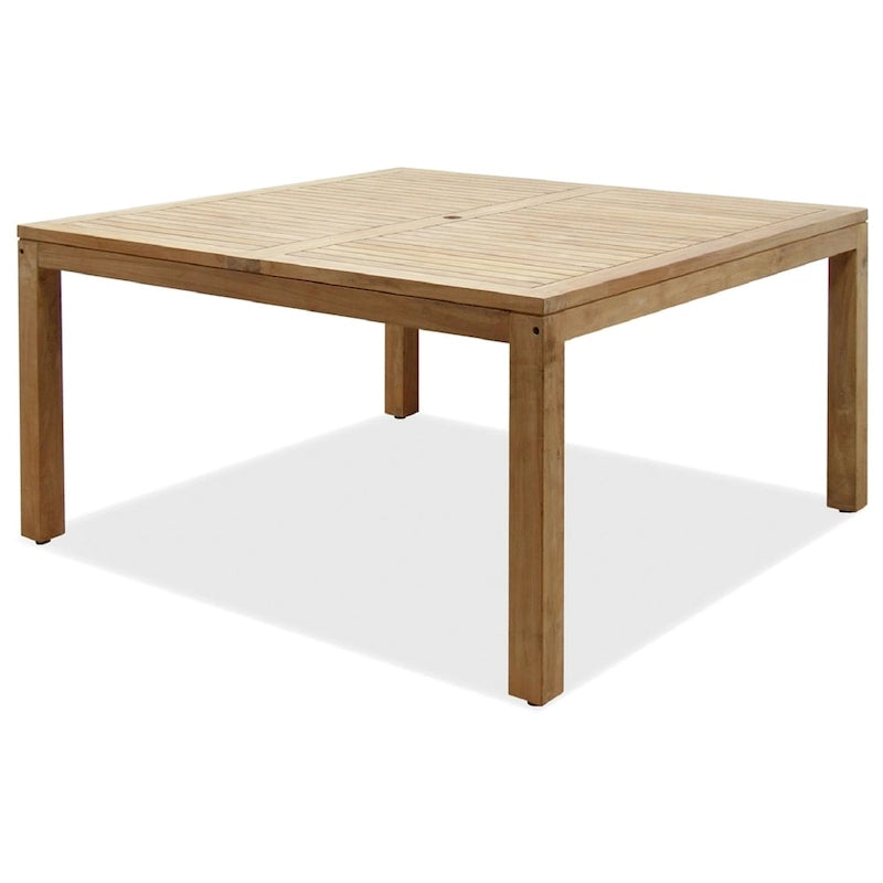 Victoria 9-Piece Outdoor Dining Set Teak Square Table Patio Furniture