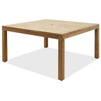 Victoria 9-Piece Outdoor Dining Set Teak Square Table Patio Furniture