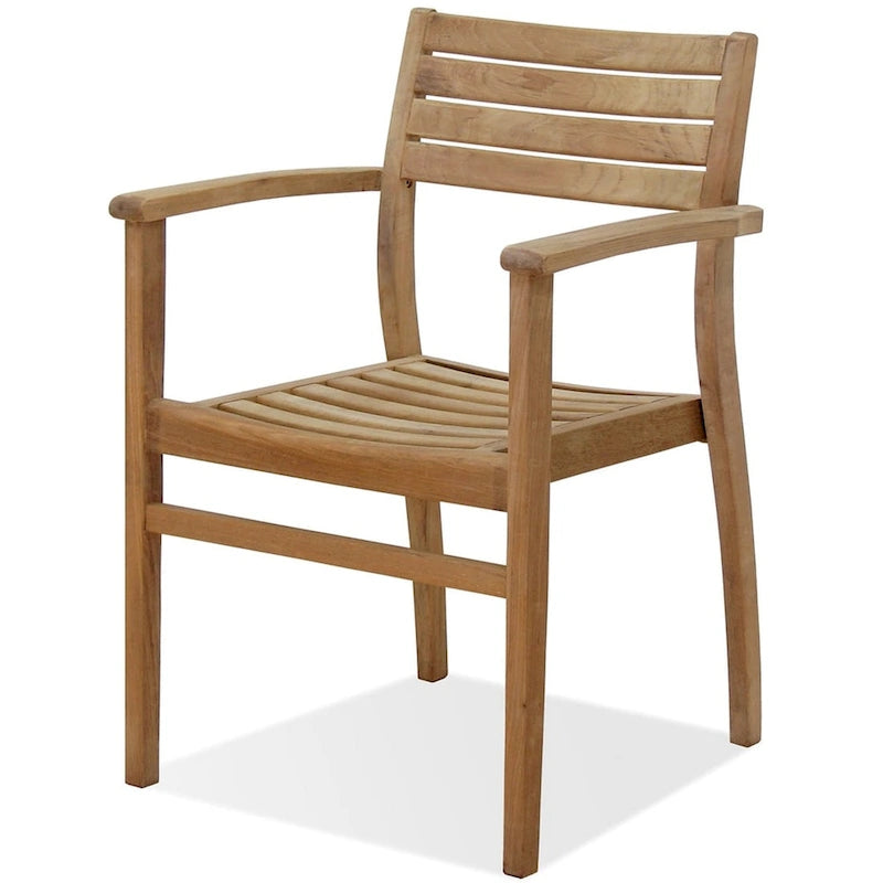 Victoria 9-Piece Outdoor Dining Set Teak Square Table Patio Furniture