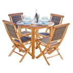 Cabo 36-inch Round Solid Teak Table by Havenside Home