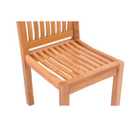 Chic Teak Elzas Teak Wood Indoor/ Outdoor Dining Side Chair