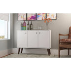 Manhattan Comfort Bromma 35.43  Buffet Stand with 3 Shelves and 3 Doors