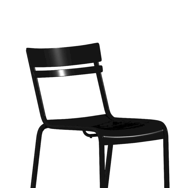 Indoor/Outdoor Commercial Grade Modern Metal Slat Barstools (Set of 4)