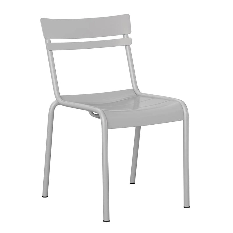 Indoor/Outdoor Commercial Grade Modern Metal Slat Barstools (Set of 4)