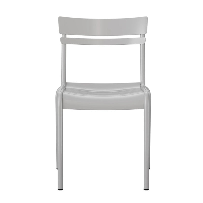 Indoor/Outdoor Commercial Grade Modern Metal Slat Barstools (Set of 4)
