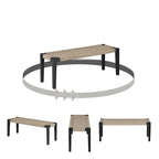 South Shore Agave Wood Bench
