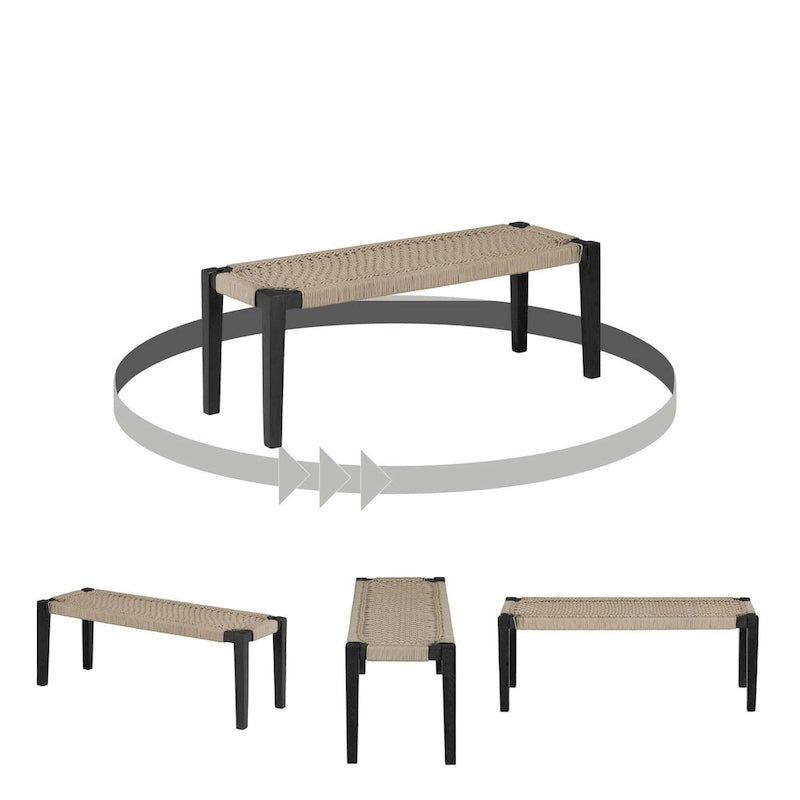 South Shore Agave Wood Bench