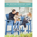 HIPS Plastic Barstool Adirondack Chair