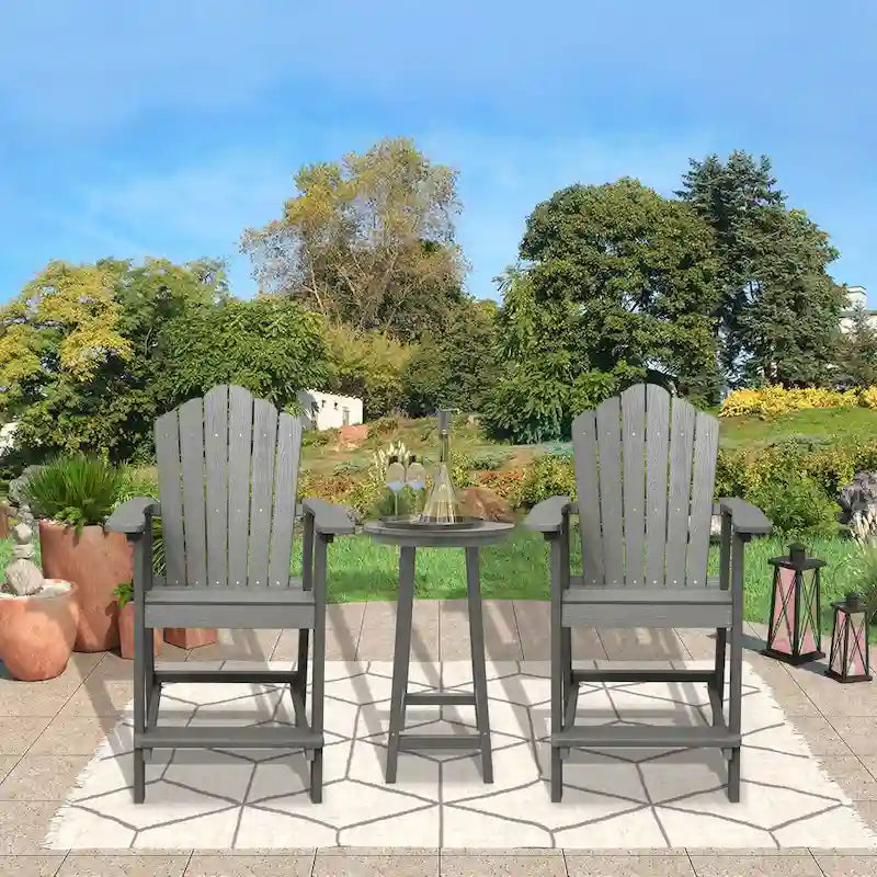HIPS Plastic Barstool Adirondack Chair