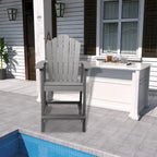 HIPS Plastic Barstool Adirondack Chair