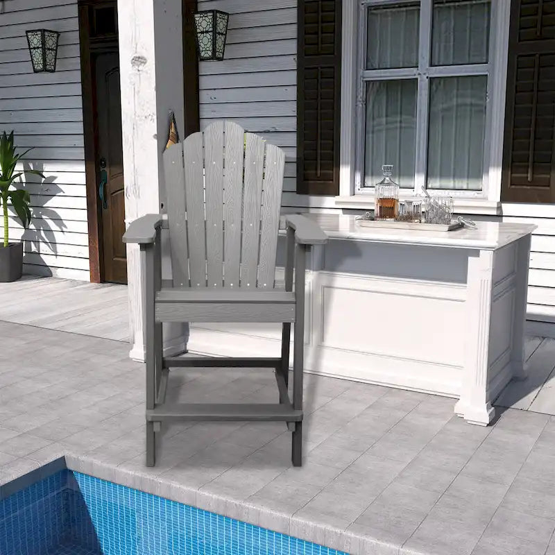 HIPS Plastic Barstool Adirondack Chair