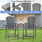 HIPS Plastic Barstool Adirondack Chair
