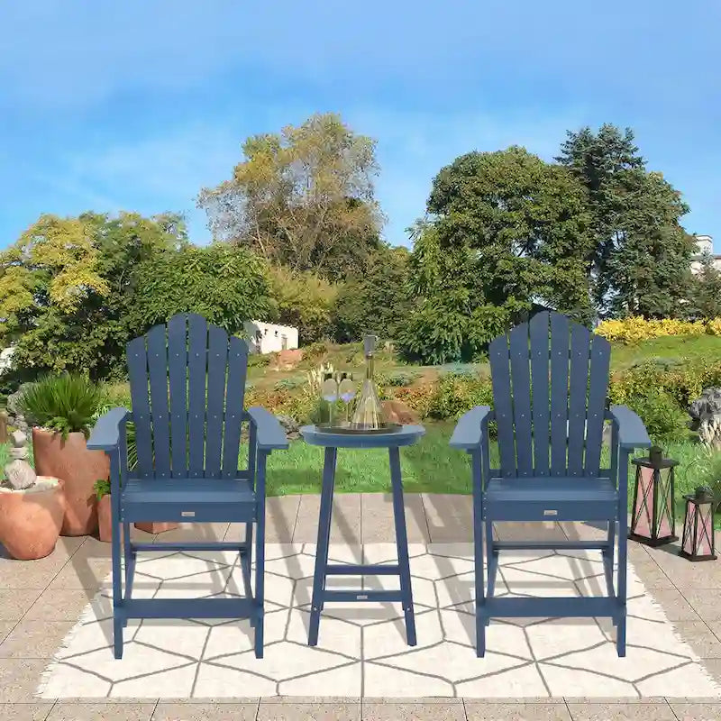 HIPS Plastic Barstool Adirondack Chair
