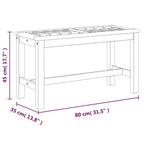 vidaXL Patio Bench Solid Wood Acacia