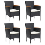 vidaXL Patio Dining Set Outdoor Dining Set Table and Chair Set for Garden