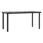 vidaXL Patio Dining Set Outdoor Dining Set Table and Chair Set for Garden