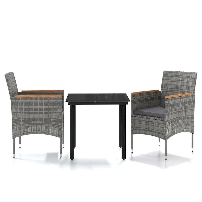 vidaXL Patio Dining Set Outdoor Dining Set Table and Chair Set for Garden
