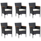 vidaXL Patio Dining Set Outdoor Dining Set Table and Chair Set for Garden