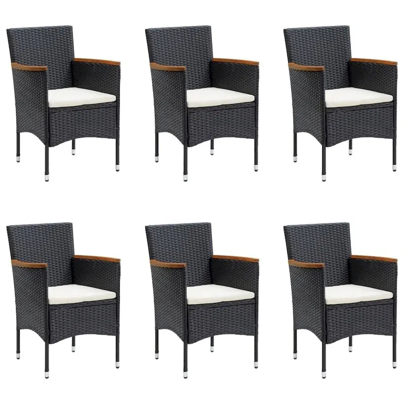 vidaXL Patio Dining Set Outdoor Dining Set Table and Chair Set for Garden