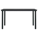 vidaXL Patio Dining Set Outdoor Dining Set Table and Chair Set for Garden