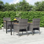 vidaXL Patio Dining Set Outdoor Dining Set Table and Chair Set for Garden