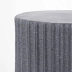 Kline 19  Modern Art Deco Tambour Accent Table , by JONATHAN Y