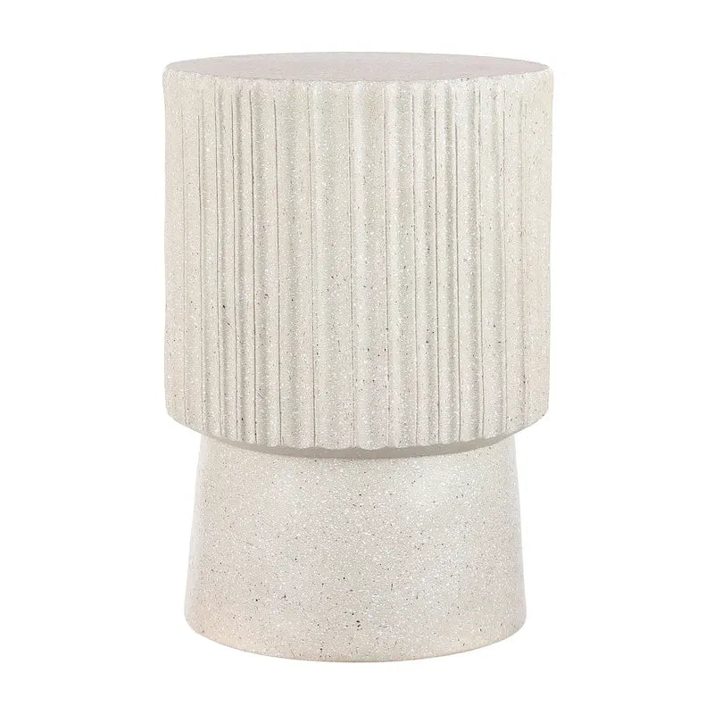 Kline 19  Modern Art Deco Tambour Accent Table , by JONATHAN Y