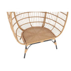 Steel Frame Wicker Egg Chair Max 440lb Capacity