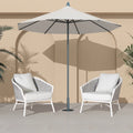 Rowan 30.5  Rope Woven Outdoor Patio Armchair (Set of 2) with Cushions