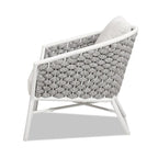 Rowan 30.5  Rope Woven Outdoor Patio Armchair (Set of 2) with Cushions