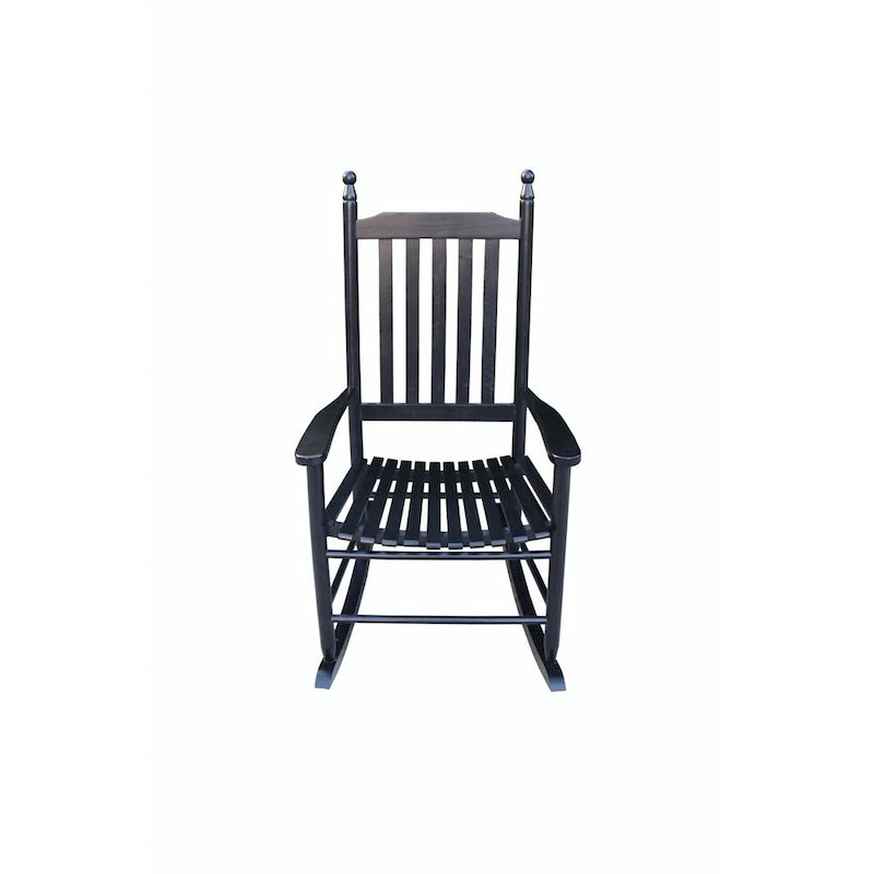 Clihome Wooden Porch Rocker Chair