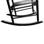 Clihome Wooden Porch Rocker Chair