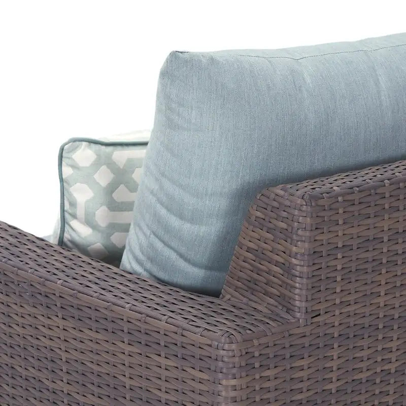 Milea 2 Piece Sunbrella Outdoor Patio Club Chairs - 32 W x 35 D x 31 H