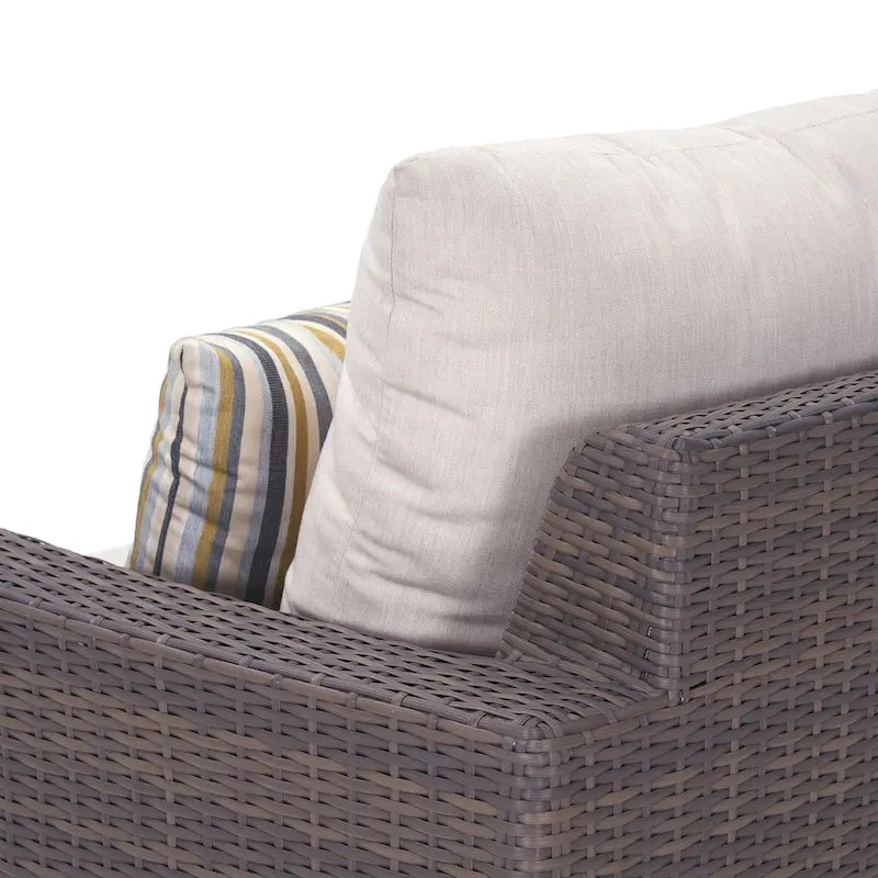 Milea 2 Piece Sunbrella Outdoor Patio Club Chairs - 32 W x 35 D x 31 H