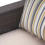 Milea 2 Piece Sunbrella Outdoor Patio Club Chairs - 32 W x 35 D x 31 H