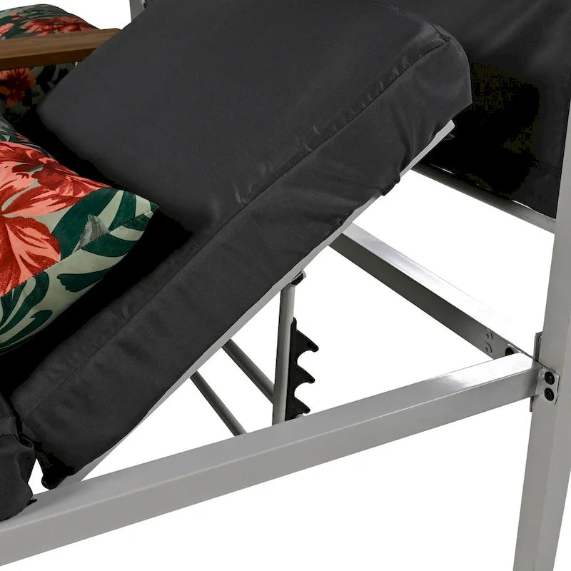 Outdoor Patio Sunbed Daybed with Cushions, Adjustable Seats for Garden,Swiming Pool