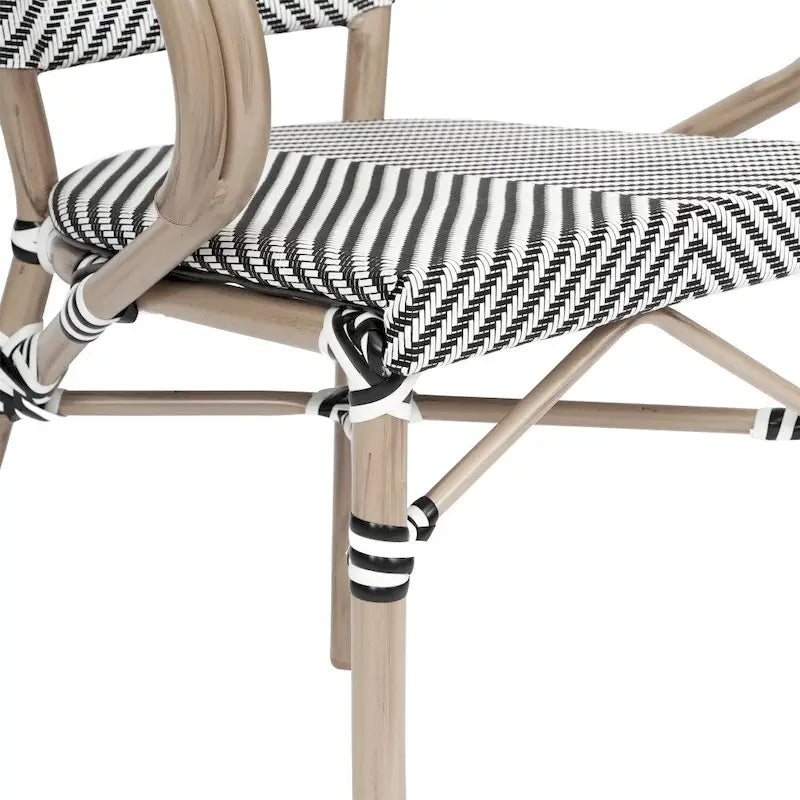 Stacking Bistro Chairs with Metal Frames
