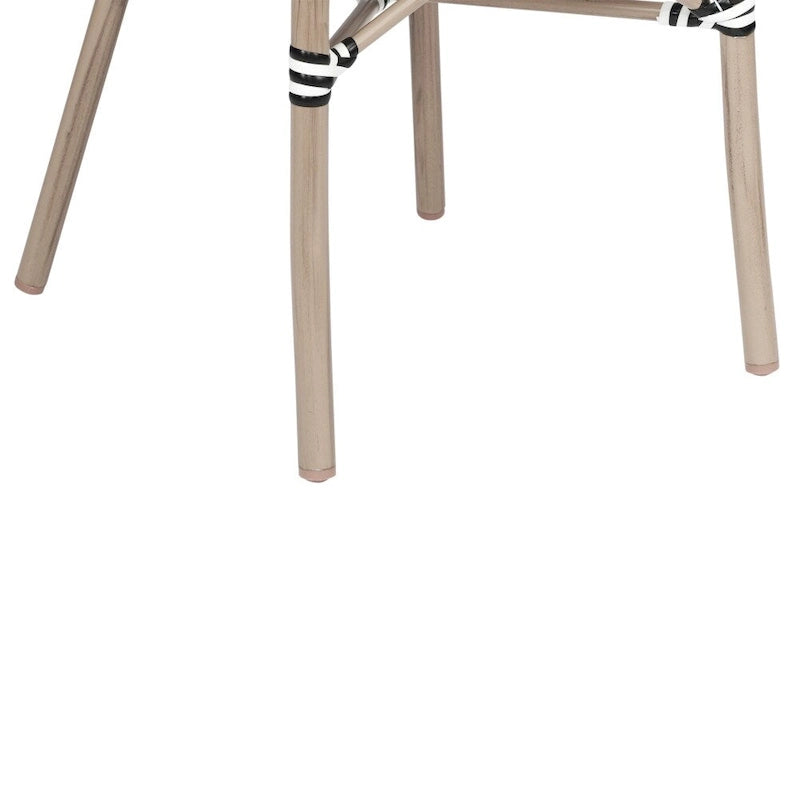 Stacking Bistro Chairs with Metal Frames