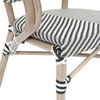 Stacking Bistro Chairs with Metal Frames