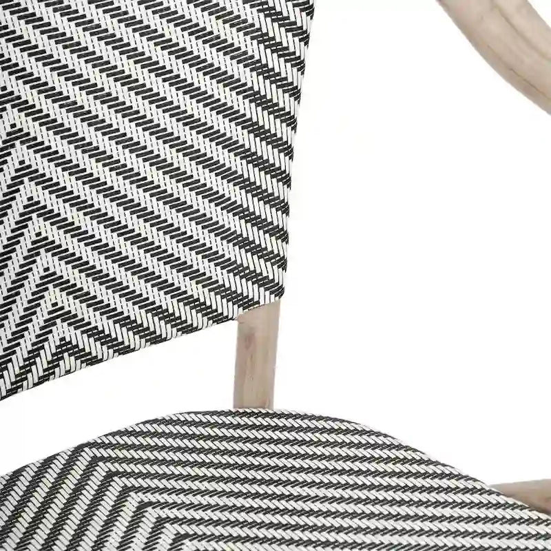 Stacking Bistro Chairs with Metal Frames