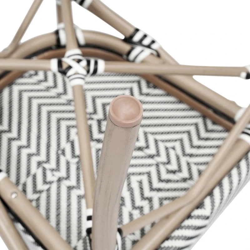 Stacking Bistro Chairs with Metal Frames