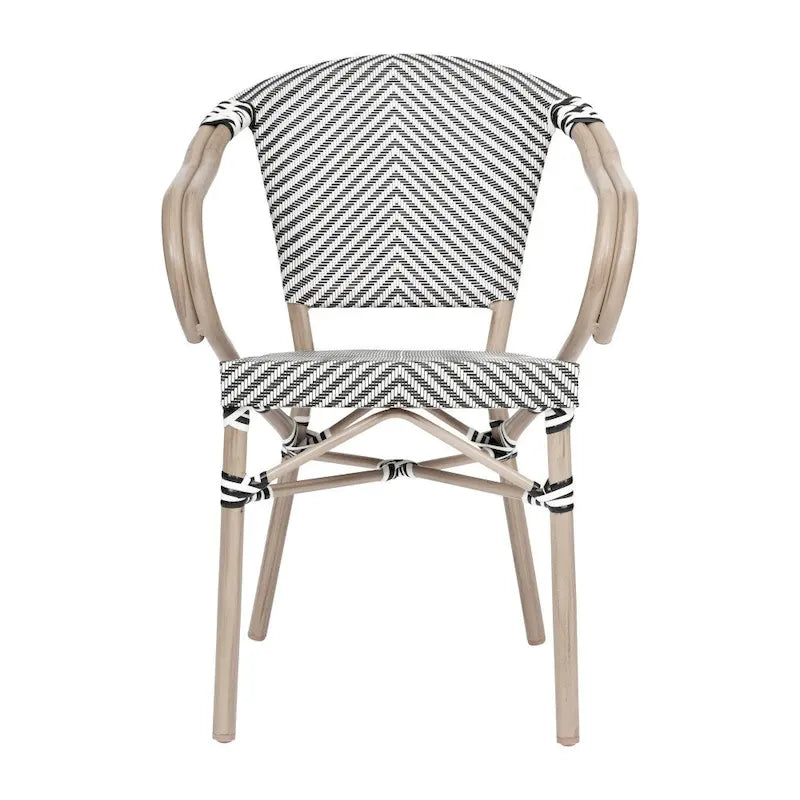 Stacking Bistro Chairs with Metal Frames