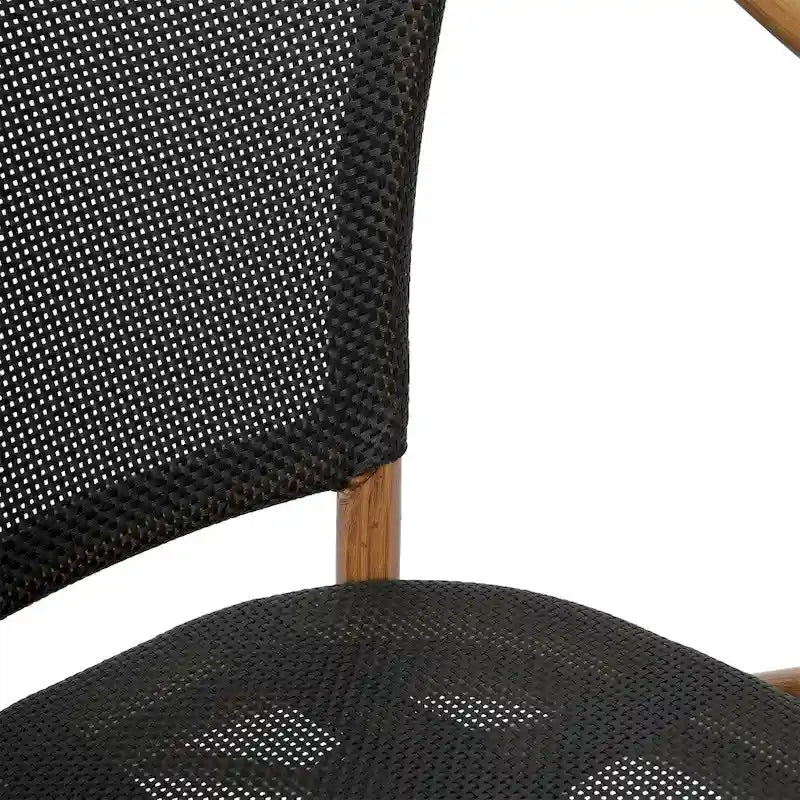 Stacking Bistro Chairs with Metal Frames