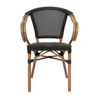 Stacking Bistro Chairs with Metal Frames