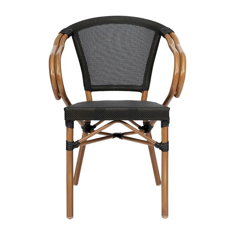 Stacking Bistro Chairs with Metal Frames