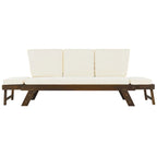 Nestfair Outdoor Adjustable Daybed Sofa Chaise Lounge with Cushions - N/A