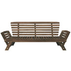 Nestfair Outdoor Adjustable Daybed Sofa Chaise Lounge with Cushions - N/A