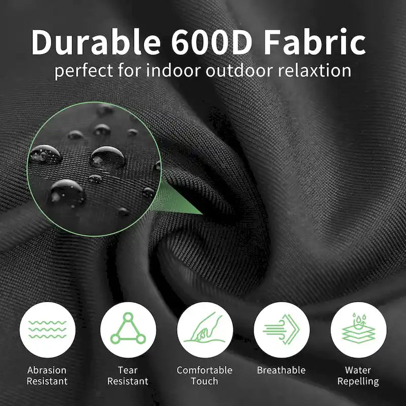 DoCred Oversized 2 Person Folding Fully Padded Camping Chair