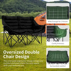 DoCred Oversized 2 Person Folding Fully Padded Camping Chair