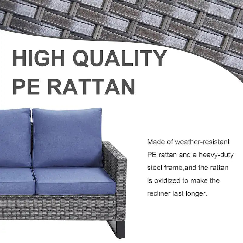 Outdoor Swivel Chairs with Sectional Sofa Table